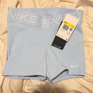 Nike Pros Women's Light Blue Shorts